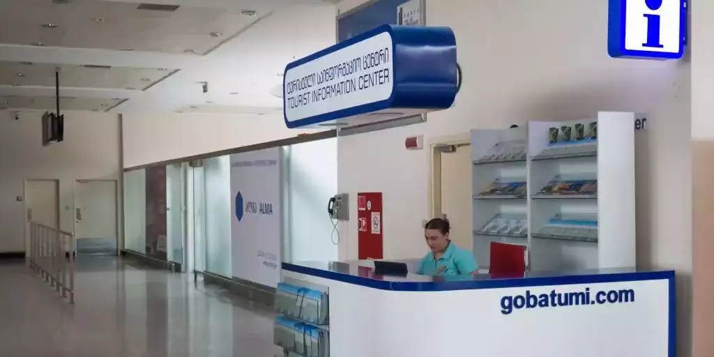 Tourist information center at Batumi Airport